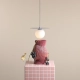 Lampa wisząca LOOP DUSTY BLUE S 1125G16_S Aldex