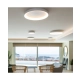2057 CEILING LIGHT 55W 3000K ALUMINIUM & ACRYLIC SANDY WHITE Zambelis Lights