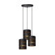 ROSAS - Lampa wisząca - Ø 43 cm - 3xE27 - Black 21433/13/30 Lucide