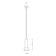 22185 PENDANT LIGHT 1XGU10 SANDY BLACK-GOLD Zambelis Lights