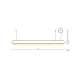 22207 PENDANT LED LIGHT 45W BRONZE Zambelis Lights
