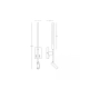 23039 HOTEL SCONCE LED LIGHT 2.5W+5W 3000K METAL - ALUMINIUM - ACRYLIC BLACK Zambelis Lights