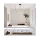 23051 CEILING LED LIGHT 46W 3000K ALUMINIUM-SILICON BLACK