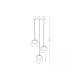 23081 PENDANT LED LIGHT 18W 3000K METAL-GLASS Zambelis Lights