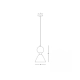 23238 PENDANT LAMP E14 MAX 15W GREEN MARBLE - BRASS Zambelis Lights