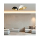 23260 CEILING LAMP E27 MAX 40W METAL WHITE - GOLD LEAF Zambelis Lights