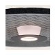 25177 CEILING LED LIGHT 13W ACOUSTIC LIGHT GREY - BLACK Zambelis Lights