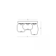 VITRO 2615 CEILING LED LIGHT 11W 3000K SMOKED GREY GLASS GLASS - BLACK MATT Zambelis Lights