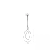 2665 PENDANT LIGHT 1XG9 LED 5W MAX PURE WHITE GYPSUM - METAL Zambelis Lights