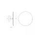 2666 MIRROR WITH LED LIGHT 7W 3000K ROUND BACK LIGHT WHITE MATT IP20 Zambelis Lights