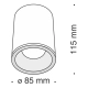 Plafon Zoom C029CL-01W IP65 Maytoni