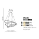 Lampa wisząca WHEEL 3 AZ2989 AZZARDO