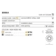 Oprawa stropowa Erika (chrome) AZ2777 AZZARDO