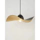 lafabryka.pl Lampa wisząca KAPELLO M CZARNY ZŁOTY FI55 32347 SIGMA