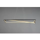 lafabryka.pl Lampa wisząca LED czarna EDGE 326810132 TRIO