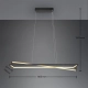 lafabryka.pl Lampa wisząca LED czarna EDGE 326810132 TRIO