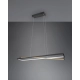 lafabryka.pl Lampa wisząca LED czarna EDGE 326810132 TRIO