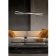 lafabryka.pl Lampa wisząca LED czarna EDGE 326810132 TRIO