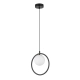 lafabryka.pl Lampa wisząca ring kula czarna Sigma Lighting AQUA 1 33407