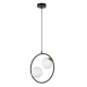 lafabryka.pl Lampa wisząca ring kula czarna Sigma Lighting AQUA 2 33410