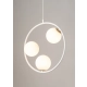 lafabryka.pl Lampa wisząca ring kula biała Sigma Lighting AQUA 3 33414