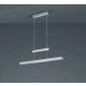 lafabryka.pl Lampa wisząca LED srebrna TRAJAN 375310505 TRIO