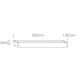 Kinkiet The Mirror LED Range 38114EL/C ONE LIGHT