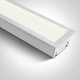 WHITE RECESSED 40W CCTV PV 230V 38152R/W/V ONE LIGHT