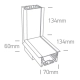 Recessed LED Linear Profiles 38152RL/W/C ONE LIGHT