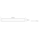 WHITE LED 50W CCTV IP20 230V 38250M/W/V ONE LIGHT