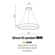 Lampa wisząca SILVAM 65 penddant AZ2699 LED 50W 3000K AZZARDO