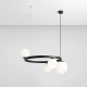 lafabryka.pl LAMPA WISZĄCA GARDA 4 RING BLACK 1099L1_R