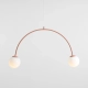 Lampa wisząca UNA 2 CORAL 1116H11 Aldex