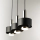 RIF LUX 3 czarny/srebrny Lampa wisząca 40716 Sigma