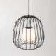 BELL 1 S Lampa wisząca czarny/srebrny 40722 Sigma