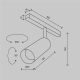 Lampa szynowa Focus Led Exility 4000K 12W 24° TR032-2-12W4K-S-W Maytoni