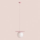 Lampa wisząca LOOP BABY PINK L 1125G18_L Aldex