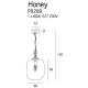 Honey Amber lampa wisząca P0299 MaxLight