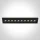 Oprawa podtynkowa The Mirror Adjustable Boxes 51024H/B/W ONE LIGHT