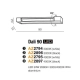 Kinkiet  Dali 90 3000K (white) AZ2794 AZZARDO