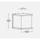 Kinkiet BOX CUBE 5184601118 LUTEC