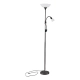 UP 2 Lampa podłogowa E27;E14 czarny nikiel 93917 EGLO