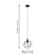 STRAITON Lampa wisząca 43358 EGLO