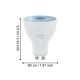 LED Oświetlenie GU10 4,9W 2700-6500K RGB+TW Możliwość ściemniania 345lm 12251 EGLO