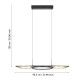 LANACERA Lampa wisząca 390087 EGLO