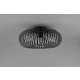 lafabryka.pl Lampa sufitowa czarna 40 cm JOHANN 606900132 TRIO