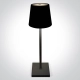BLACK 3,5W RGB+WW TABLE LAMP RECHARGEABLE USB SOCKET IP54 DIMMABLE 61082/B/RGBW ONE LIGHT