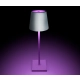 WHITE 3,5W RGB+WW TABLE LAMP RECHARGEABLE USB SOCKET IP54 DIMMABLE 61082/W/RGBW ONE LIGHT