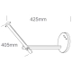 WHITE TABLE LAMP LED 5,5W CCTV DIMMABLE 230V EU PLUG 61108/W/V ONE LIGHT