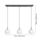 BALMES Lampa wisząca 390202 EGLO